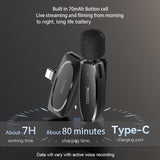 Yesido Dual Lavalier Wireless Microphones for Type-C USB AI Noise Cancellation - Yesido