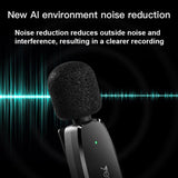 Yesido Dual Lavalier Wireless Microphones for Type-C USB AI Noise Cancellation - Yesido