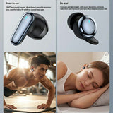 Yesido TWS47 2-in-1 In-Ear & Semi-In-Ear Tws Bluetooth Earbuds with LED Display - Yesido