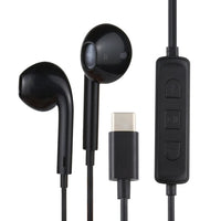 Hamtod H11 Type-C Stereo Earphones In-line Controls Noise Suppression - headphone Hamtod