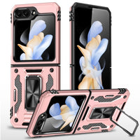 Samsung Galaxy Z Flip 5 Armoured Cover with Stand - Pink Noco
