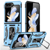 Samsung Galaxy Z Flip 5 Armoured Cover with Stand - Blue Noco