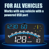 G10 GPS Speedometer Multifunction HUD Speed Distance Compass Alarms Noco