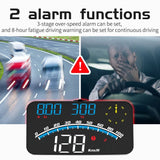 G10 GPS Speedometer Multifunction HUD Speed Distance Compass Alarms Noco