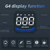 G4 GPS Speedometer HUD Ambient Light Speed Alert Compact 52mm LED display Noco