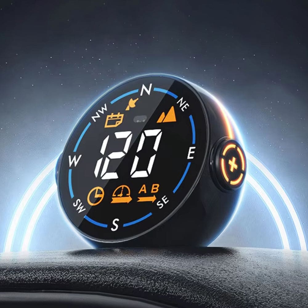 GPS Speedometer and Altimeter Speed Alarm Clear LED display Noco.co.nz ...