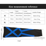 HX022 Sports Compression Thigh and Calf Protective Sleeves - Black and Grey - Noco