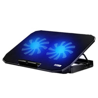 Ice Coorel N106 Laptop/Tablet Cooling Pad Dual Fan LED USB Passthrough - Gaming Evesky