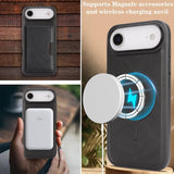 iPhone 17 Air Kalebol MagSafe Detachable Wallet Cover - RedPepper