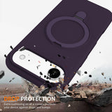 iPhone 17 Air Silicone MagSafe Rear Cover With Ring Stand - RedPepper