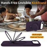 iPhone 17 Air Silicone MagSafe Rear Cover With Ring Stand - RedPepper