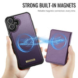 iPhone 17 CaseMe ME80 Series Detachable Wallet Leather cover - Noco