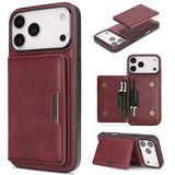 iPhone 17 Pro Kalebol MagSafe Detachable Wallet Cover - RedPepper