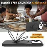 iPhone 17 Pro Silicone MagSafe Rear Cover With Ring Stand - RedPepper