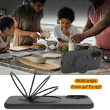 iPhone 17 Silicone MagSafe Rear Cover With Ring Stand - RedPepper