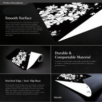 Japanese Pattern 600x300mm Desktop Mouse Pad Non-Slip Rubber Backed - Noco