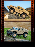 JJRC C8835 RC Off-Road Heavy Duty Military Crawler with Metal Chassis & LED Lights - JJRC