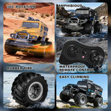 JJRC Q241 4WD Amphibious Remote Control Armored Vehicle RC Army Truck - JJRC