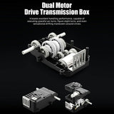 JJRC RIPSAW EV3-F4 RC Tracked APC | 360-Degree Rotation | 13 Light Modes - JJRC