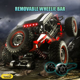 JJRC Q141A 4WD RC Buggy Up to 38km/h RC390 Carbon Brush Motor Metal parts LED Lights 7.4V Battery - Radio Control JJRC