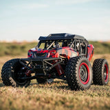 JJRC Q141A 4WD RC Buggy Up to 38km/h RC390 Carbon Brush Motor Metal parts LED Lights 7.4V Battery - Red - Radio Control JJRC