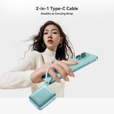 Joyroom JR-PBF27 22.5W 10000mAh Power Bank with Built-In Dual Cables - Joyroom
