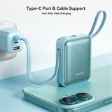 Joyroom JR-PBF27 22.5W 10000mAh Power Bank with Built-In Dual Cables - Joyroom