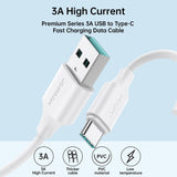 JOYROOM S-UC027A9 Durable 3A USB-A to USB-C Fast Charging Data Cable (0.25m) - JOYROOM