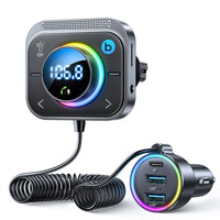 CL18 Bluetooth Wireless FM Transmitter Lighter Socket 30W PD/18W QC Charger - acc NOCO