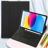 Apple iPad 10th Gen 10.9 2022 - Bluetooth Detachable Keyboard/Cover Touchpad Pen Holder - Black - Noco