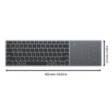 Universal Dux Ducis LK Pro Wireless Keyboard with Touchpad | Rechargeable - Dux Ducis
