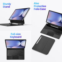Samsung Galaxy Tab S8 Ultra/S9 Ultra/S10 Ultra Dux Ducis Magnetic Floating Keyboard Cover - Noco