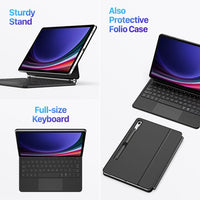 Samsung Galaxy Tab S7 / S8 / S9 / S9 FE Dux Ducis MK Magnetic Floating Keyboard Cover Noco