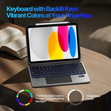 Apple iPad 11 2025 / iPad 10th Gen 10.9 2022 - Dux Ducis VK Wireless Detachable Keyboard/Cover 1’’ Display - Noco