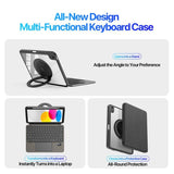 Apple iPad 11 2025 / iPad 10th Gen 10.9 2022 - Dux Ducis VK Wireless Detachable Keyboard/Cover 1’’ Display - Noco