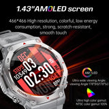 KT85 Rugged Sports Smart Watch | 1.43’’ AMOLED | 525mAh Battery | BT Calling | 5ATM Rated - Noco