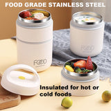 2 Tier Insulated Bento Lunch Box for Hot/Cold Food - Green/Yellow Highlights - NOCO