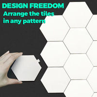 Symphony LED Ambient Light Tiles Wi-Fi App Control Multiple Patterns 12 tile pack - YWXLight