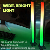 LUZ 60 LED Dual Sound Activated Ambient Light Bars Multiple Modes and Colours USB Powered - NOCO