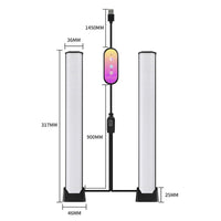 LUZ 60 LED Dual Sound Activated Ambient Light Bars Multiple Modes and Colours USB Powered - NOCO