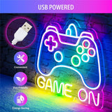 LED Neon Arcade Sign - Sports Game Room & Mancave Wall Decor Atmosphere Light - NOCO