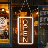 LED Neon Open Sign - Dimmable Business Signage for Retail Cafes Bars & Shops - 608A - NOCO