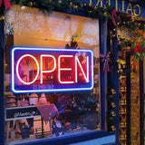 LED Neon Open Sign - Dimmable Business Signage for Retail Cafes Bars & Shops - 608C - NOCO