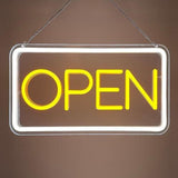 LED Neon Open Sign - Dimmable Business Signage for Retail Cafes Bars & Shops - 608F - NOCO