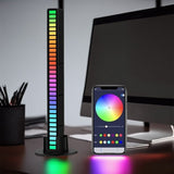 L022 32 LED Ambient Light Bar | Multiple Modes and Colours | USB Powered - Black - Smart Phone APP - NOCO