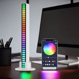L022 32 LED Ambient Light Bar | Multiple Modes and Colours | USB Powered - White - Smart Phone APP - NOCO