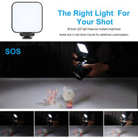 Vloglite W36 Mini LED Photography Beauty Light Rechargeable 36 LEDs - Vloglite