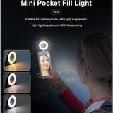 Vloglite W36M Mini LED Mirror Beauty Light Rechargeable 36 LEDs - Vloglite