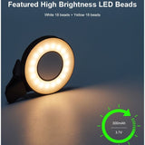 Vloglite W36M Mini LED Mirror Beauty Light Rechargeable 36 LEDs - Vloglite