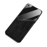Apple iPhone 7 / 8 / SE 2020/2022 Leather and Glass Shockproof Cover - Black - Cover Noco